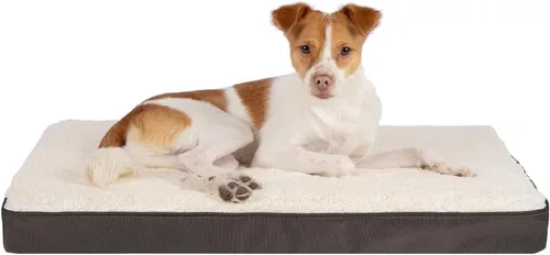 Miniatura 10 de Best Pet Supplies Casa Cama para Perros Alfombrilla para Jaula Carpa Interior Redonda Suave de Felpa para Razas Pequeñas, Medianas y Grandes - Beige