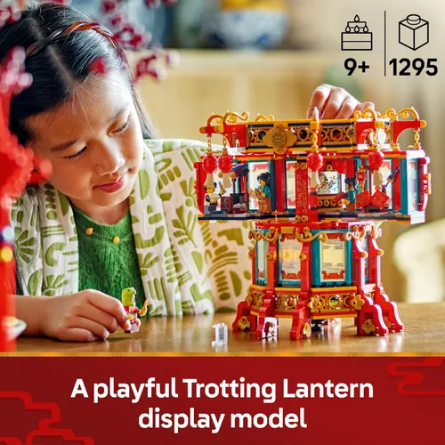 Miniatura 2 de LEGO Linterna trotadora para festival de primavera, juguetes educativos y de construcción para festivales chinos para niños, niños y niñas, a partir