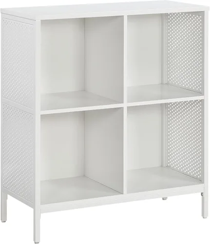 Miniatura 14 de OSP Home Furnishings Ace Librero Contemporáneo Moderno de Almacenamiento con Estantes, 2 Estantes, Acabado Ozark Ash
