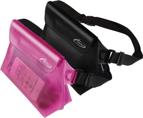 Miniatura 10 de AiRunTech Bolsa impermeable con correa de cintura (paquete de 2) Accesorios de playa La mejor manera de mantener tu teléfono y objetos de valor