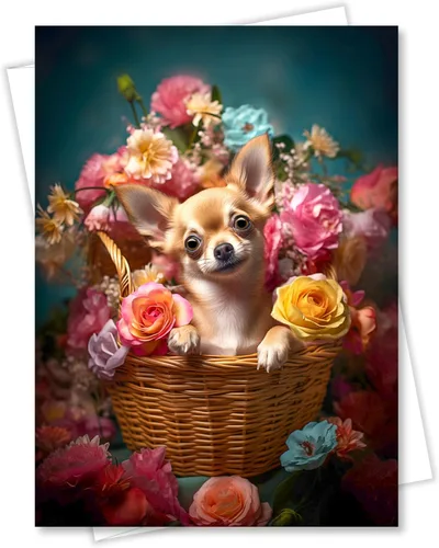 Miniatura 33 de Boston Terrier - Tarjeta de felicitación para todas las ocasiones de la colección Unique Dog Party Delights, grande, 5 x 7 pulgadas