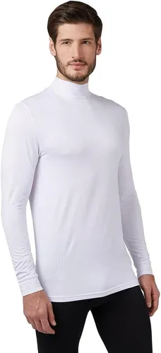 32 Degrees - Camiseta ligera de capa base para hombre, ajuste de forma, manga larga, elástica en 4 direcciones, térmica