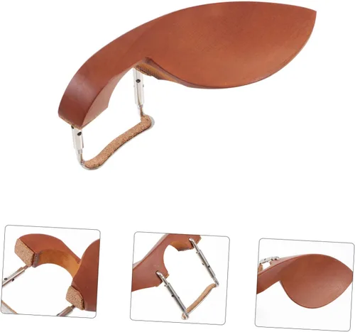 Miniatura 7 de SUPVOX 2 juegos de accesorios de violín soporte de barbilla soporte de guitarra portátil suministros de violín soporte de piso accesorio de violín