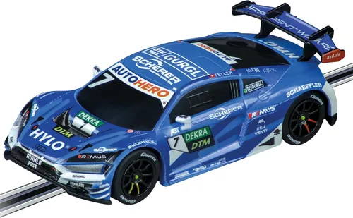 Miniatura 2 de Carrera 64227 Audi R8 LMS GT3 DTM Ricardo Feller No.7 Escala 1:43 Ranura analógica Coche Carreras Vehículo GO Slot Car Toy Race Track Sets