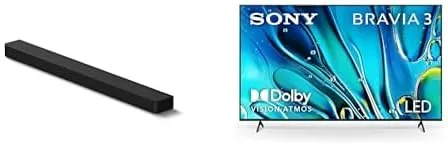 Sony BRAVIA 4K Ultra HD Smart TV de 75 pulgadas (K-75S30) y barra de teatro BRAVIA 8 barra de sonido de 11 altavoces con sonido espacial de 360