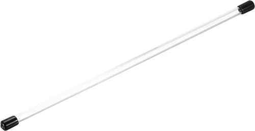 Miniatura 7 de MECCANIXITY Tubo de Almacenamiento Transparente 23x25mm Pequeño Tubo de Plástico Redondo con Tapas Botella Contenedor Rígido 300mm/12 Pulgadas