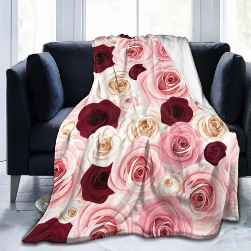 Miniatura 12 de Manta de hongos florales retro de los años 70, mantas suaves de franela para cama, acogedora y ligera, regalos de felpa para mujeres, hombres