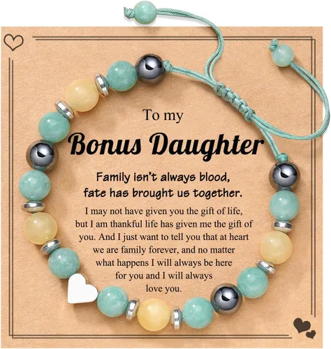 Miniatura 12 de UPROMI Pulsera Para Mi Hija/Nieta/Sobrina, Regalos Para Vuelta a la Escuela, Graduación, San Valentín, Navidad y Cumpleaños Para Niñas
