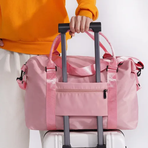 Miniatura 3 de Dreamer Yuanda Bolsa de viaje para mujer, bolsa de mano, bolsa de fin de semana con bolsillo húmedo y manga de carrito, bolsa de gimnasio deportiva