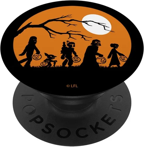 Miniatura 6 de Star Wars Personajes Truco o trato de Halloween PopSockets MagSafe PopGrip para iPhone