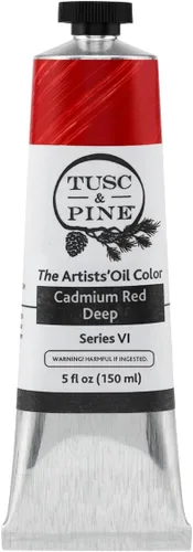 Miniatura 215 de Tusc & Pine Pintura al óleo Artist – Alizarin Crimson, 1.4 fl oz, sin amarilleo, consistencia rica y cremosa, carga máxima de pigmento, pinturas al