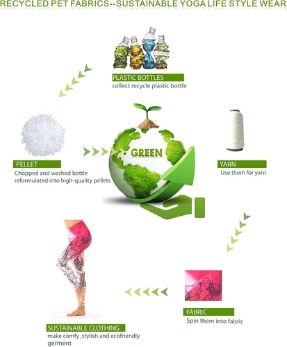 Miniatura 3 de Sustainale - Leggings de yoga con bolsillos para mujer