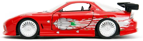 Miniatura 7 de Jada Fast & Furious Mazda RX-7 1:32 - Coche fundido a presión, juguetes para niños y adultos