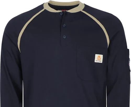 Miniatura 10 de BOCOMAL FR Shirts - Camisa ligera de 5.5 onzas de manga corta y resistente al fuego/ignífuga