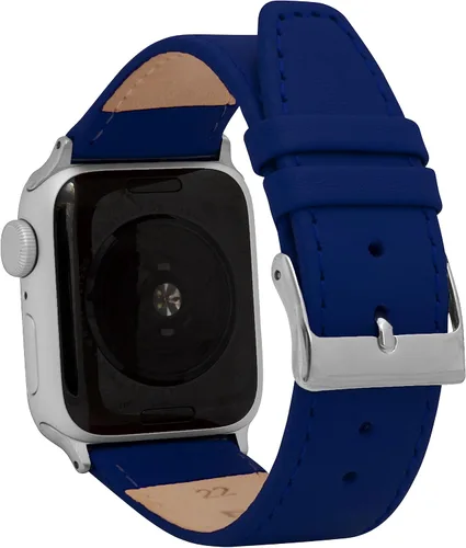 Miniatura 23 de Bandini Correas de cuero para mujer para Apple Watch de 1.496 pulgadas, 1.575 pulgadas, 1.614 pulgadas para mujer, correa delgada de cuero iWatch