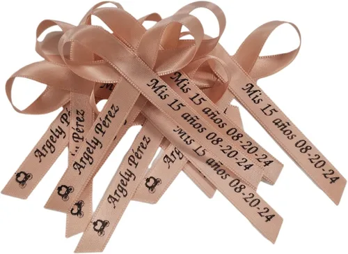 Cintas personalizadas para despedida de soltera, regalos de fiesta de boda o lazos de cumpleaños de bebé, bautizo, bautismo - lazos cortados o