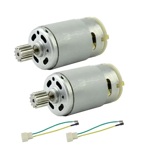 Miniatura 7 de CHANCS RS390 Motor eléctrico DC 6V 14000RPM 12 engranajes motor para coche de juguete accesorio de tres ruedas motocicleta cochecito con reemplazo