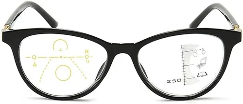 Miniatura 2 de Lentes de lectura con zoom inteligente, antirreflejos, anteojos, revestimiento antirreflectante AR, lectores de calidad (color negro, tamaño: 1.0)