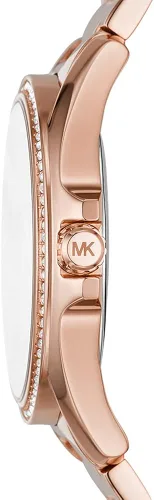 Miniatura 2 de Michael Kors Kacie - Reloj de cuarzo para mujer con correa de acero inoxidable, oro rosa, 18 (modelo MK6930)