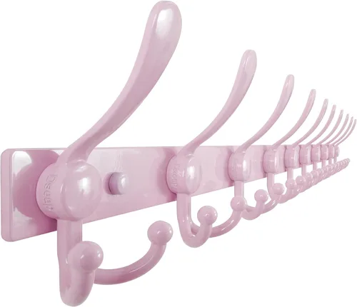 Miniatura 38 de Dseap - Perchero para montaje en pared, base resistente calibre 12 vs Flimsy de 0.039 pulgadas, ganchos sólidos antidesgarros, montaje en perno