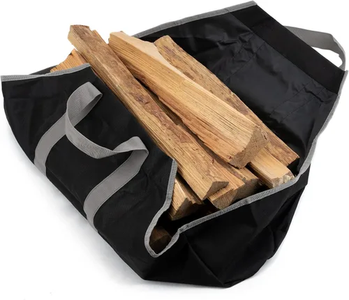 Miniatura 6 de Stanbroil Bolsa de lona para leña, duradera bolsa de troncos Firepalce con asas para estufa de leña, camping al aire libre