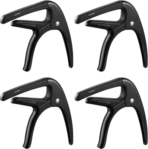 Miniatura 12 de Cejilla de guitarra para guitarra eléctrica acústica (negro Cpao)