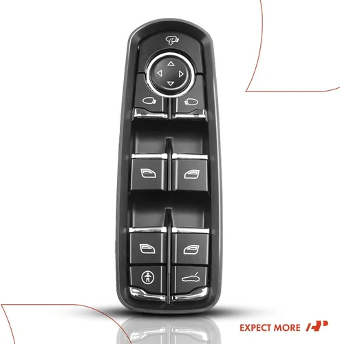 Miniatura 8 de A-Premium Master - Interruptor de elevalunas eléctrico compatible con Porsche Cayenne 2011-2014, Macan 2015, Panamera 2010-2015 Hatchback, lado