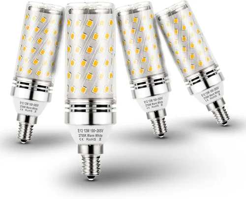 Miniatura 11 de Heifymi Reflector regulable E17 tipo base intermedia R14 de 6 W (equivalente a 60 vatios), blanco cálido 2700 K, 600 lúmenes, bombilla LED E17