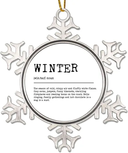 Miniatura 9 de Definición de sustantivo coño adorno colgante para árbol de Navidad, definición de coño, copo de nieve, adorno de árbol de Navidad, recuerdo