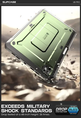 Miniatura 3 de SUPCASE Funda para iPad Pro de 13 pulgadas M5/M4 (2025/2024) con soporte para lápiz (Unicorn Beetle Pro)