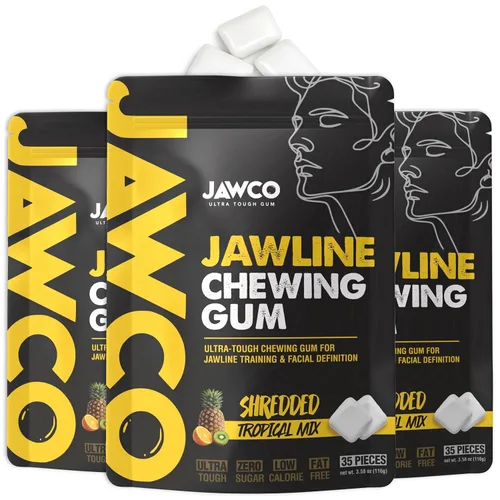 Miniatura 21 de JAWCKO Chicle Ultra-Resistente para Mandíbula Obtén una Mandíbula Más Fuerte y Cuadrada Chicle Duro de Entrenamiento para Mandíbula Fuerza 15X