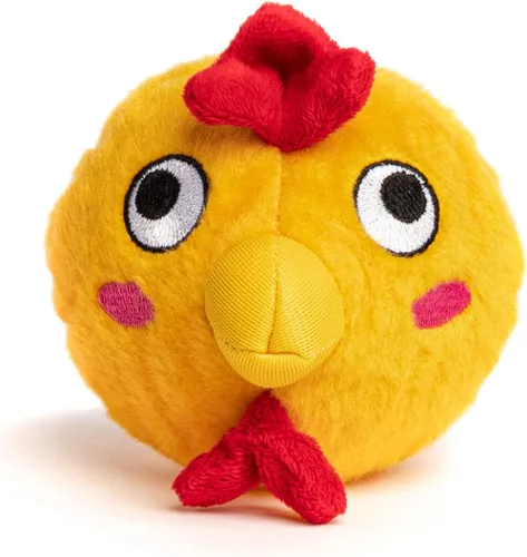 Miniatura 6 de fabdog Dog Faballs Squeaker juguetes de peluche para mascotas – suave, colorido juguete de peluche para perros con cubierta de algodón – juguete
