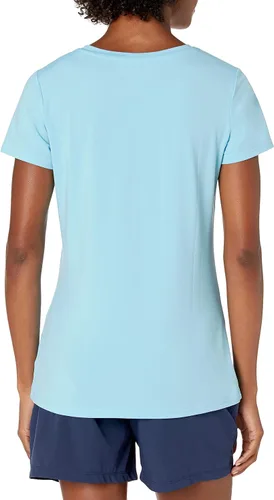 Miniatura 3 de Tienda Essentials Camiseta Tech Stretch de manga corta con cuello redondo para mujer (disponible en tallas grandes), varios paquetes
