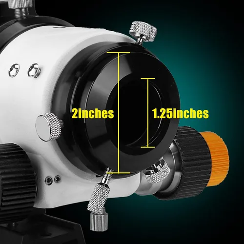 Miniatura 6 de SVBONY Tubo de telescopio portátil SV503, tubo óptico de dispersión extra baja 70ED F6, enfocador de rap de microreducción, para astrofotografía