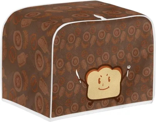 Miniatura 18 de Dolyues Beach Toaster Cover 2 Slice Universal Size Microwave Oven Dustproof Cover Women Gift Small Bread Cover with Portable Handle