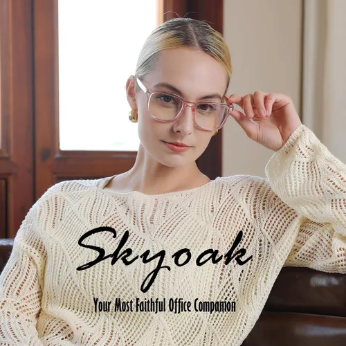 Miniatura 4 de SKYOAK Premium Progressive Multifocus Reading Glasses Men, Stylish Computer Readers Multifocal Eyeglasses