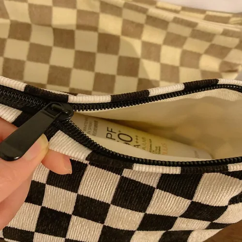 Miniatura 7 de SxoSyo Bolsas de cosméticos para mujer, bolsa de maquillaje grande, bolsa de viaje con cremallera, organizador de brochas de maquillaje para regalos