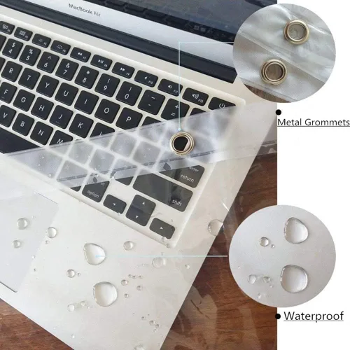 Miniatura 5 de AooHome Eva - Forro de ducha pequeño de 36 x 72 pulgadas, cortina de baño transparente de calibre 8 con ganchos, imanes inferiores, impermeable