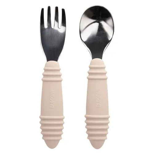 Miniatura 29 de Bumkins Juego de utensilios para bebés, Chewtensils cucharas de silicona para mojar, autoalimentación, destete dirigido por el bebé, aprendizaje