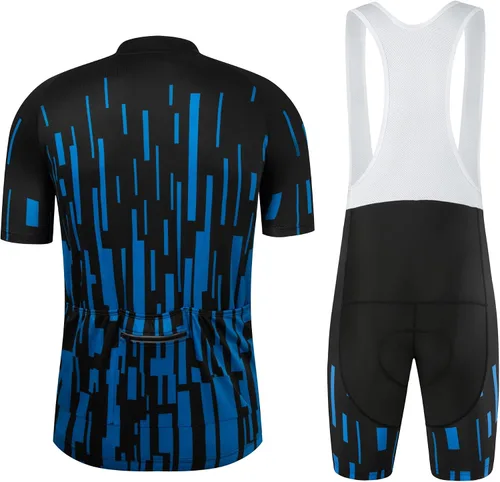 Miniatura 2 de Coconut Ropamo CR - Conjunto de camiseta de ciclismo para hombre, con cremallera, bolsillo con cremallera, manga corta, kits de ciclismo, pantalones