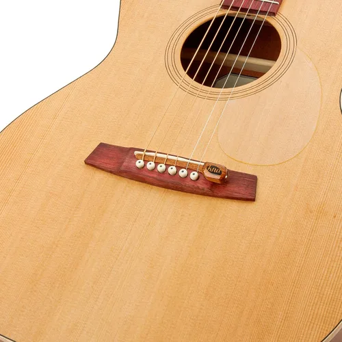 Miniatura 9 de KNA SG-1 Pastilla piezoeléctrica montada en puente para guitarra acústica, cuerda de acero, tono natural, país, folk, rock, ligero, desmontable