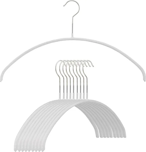 Miniatura 16 de Mawa de Reston Lloyd Serie Euro - Perchero de acero antideslizante de ahorro de espacio para camisas, vestidos, suéteres, Estilo 40/P, cobre
