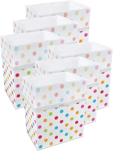 Miniatura 9 de Clean Cubes Botes de basura emergentes desechables de 13 galones (paquete de 6) con bolsas ajustadas – Contenedores plegables de basura y reciclaje