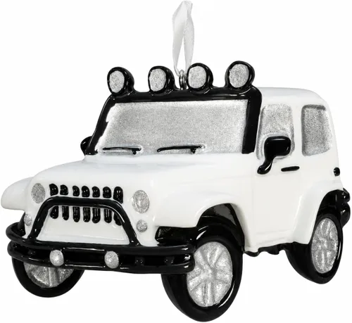 Miniatura 5 de Adorno de Navidad personalizado para licencia de conducir 2024 – Adornos azules de coche de carreras, decoraciones de Navidad de vehículos, adornos