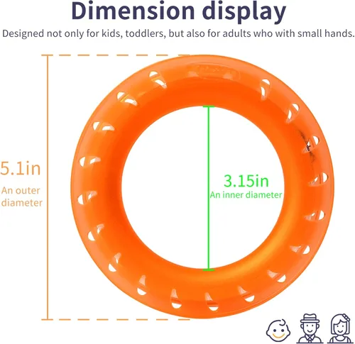 Miniatura 2 de Juego de cometas de aro para niños: carrete, mango y línea de 300 pies para cada bobinador de carrete de cometa