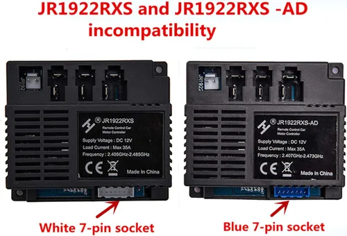 Miniatura 3 de JR1922RXS-AD 12V Niños Powered Ride on Car 2.4G Bluetooth Control remoto y receptor Kit Controlador Caja de Control Accesorios para Niños Eléctrico