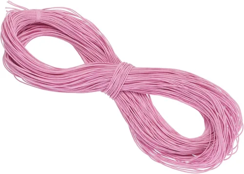 Miniatura 134 de PATIKIL Cuerda elástica elástica de 109 yardas (328.1 ft), cuerda elástica pesada de 0.059 in, albaricoque para manualidades, correas de gancho