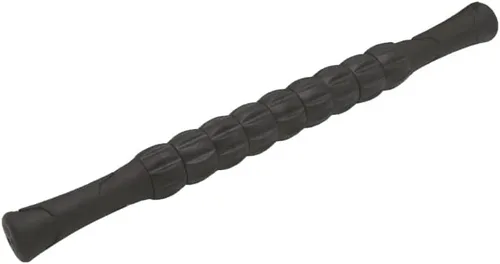 Magik Paquete de 1 a 2 rodillos musculares para deportistas, masaje corporal, terapia física (1 paquete, negro)