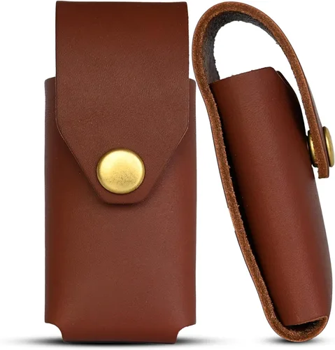 Miniatura 9 de American Bench Craft Estuche de cuero remachado para múltiples herramientas para Leatherman Free P2, Free P4 y Leatherman Signal - Funda de cuero