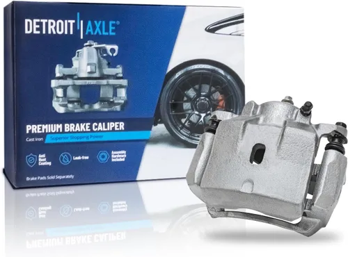 Miniatura 10 de Detroit Axle - 4 pinzas de freno para Honda Element 2003-2011 Pinzas de freno de disco con soportes 2004 2005 2006 2007 2008 2009 2010 reemplazo